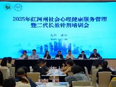 2025年红河州社会心理健康服务管理暨二代长效针剂培训会在建水县举办