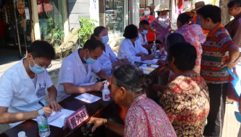 医心向党 踔厉奋进|我院开展多学科联合义诊服务活动