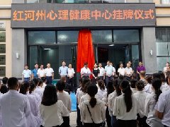 红河州心理健康中心挂牌仪式暨专家联合为民义诊活动