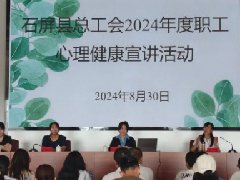 【担当卫健】心理健康大讲堂“六进”之走进石屏县总工会
