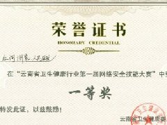 【活力卫健】红河州第二人民医院荣获云南省卫生健康行业第一届网络安全技能大赛一等奖